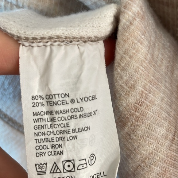 Tommy Bahama cream speckled quarter zip pullover - Picture 9 of 9